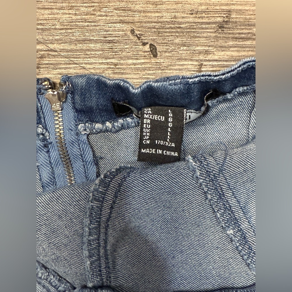 Forever 21 Blue Denim Strapless Dress - Picture 4 of 5